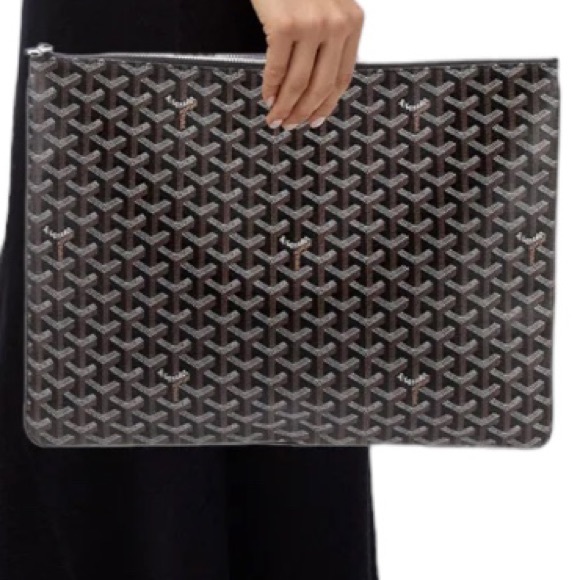 GOYARD Goyardine Senat GM portfolio, clutch, pouch - Picture 2 of 3